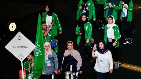 Le atlete saudite all'Universiade di Napoli: “Felici di esserci, il nostro Paese si apre”