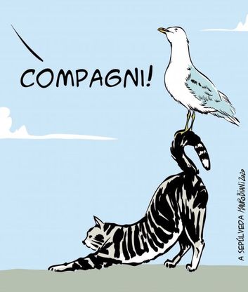 "A Sepúlveda". La vignetta di Mauro Biani 