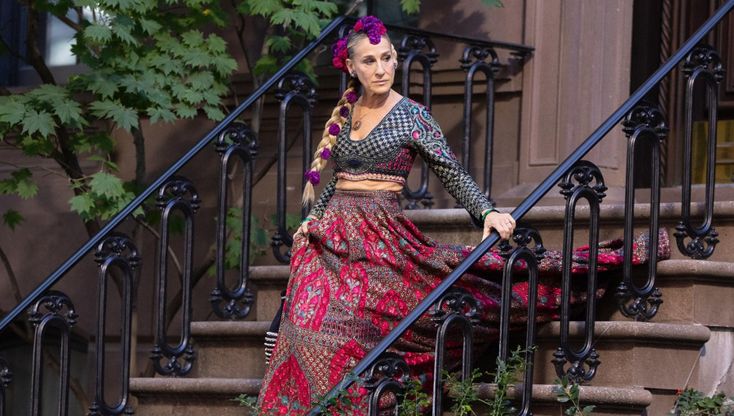 Sarah Jessica Parker splendida nel look indiano