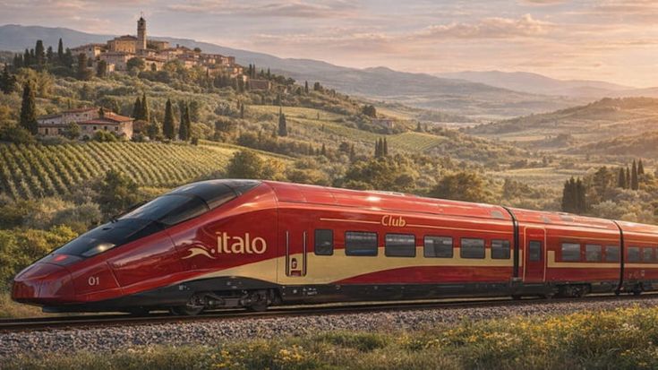 Italo cambia la sua livrea: ora diventa giallorossa