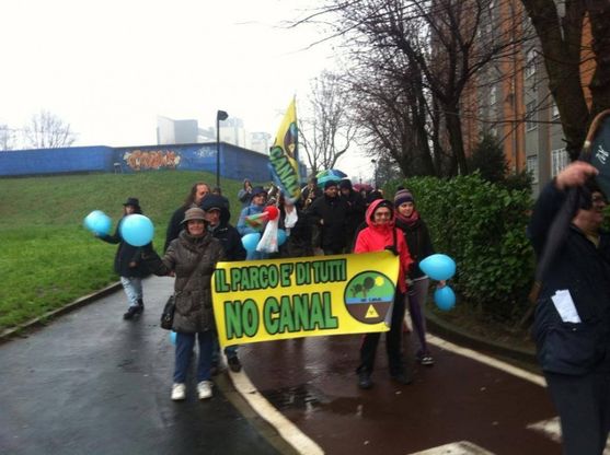 Expo 2015, la protesta No Canal contro le 'Vie d'Acqua'