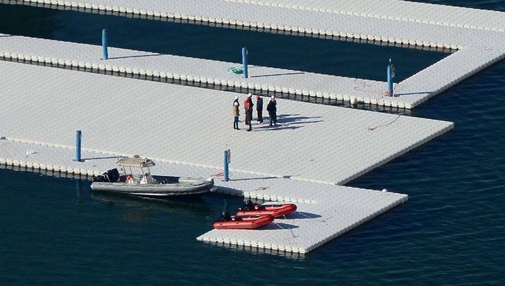 Lago d'Iseo, prendono forma le passerelle galleggianti di Christo