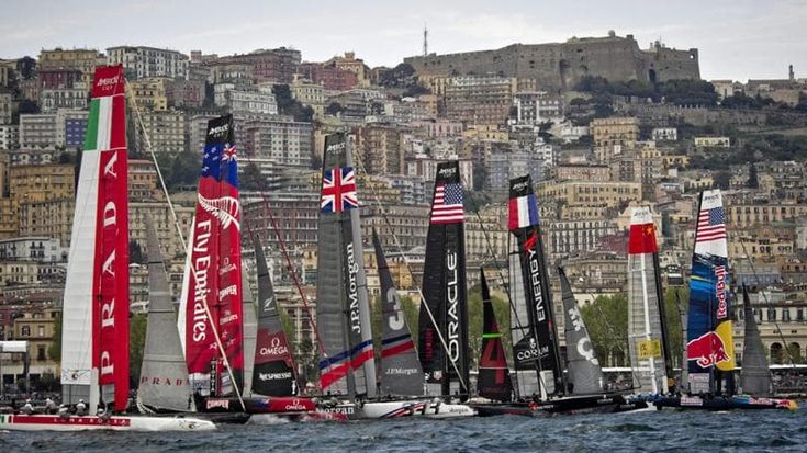 Napoli, Coppa America: a Palazzo Reale i cinque team velici sul palco