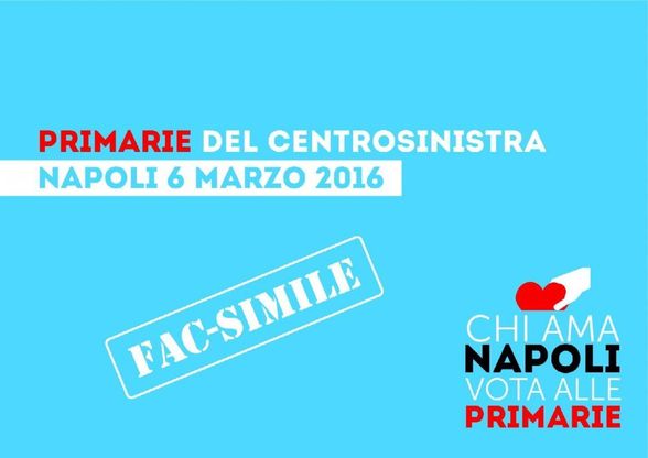 Primarie del centrosinistra, ecco la scheda elettorale