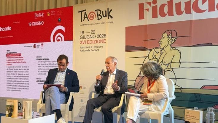 Mendoza a Taobuk: “L’ironia è un modo di guardare il mondo”