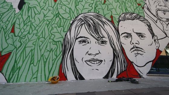 Ostia, murales legalità: "Noi intimiditi per levare i volti"