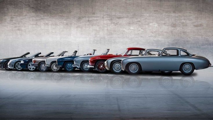 Mercedes SL, 70 anni e un fascino infinito. Storia e foto