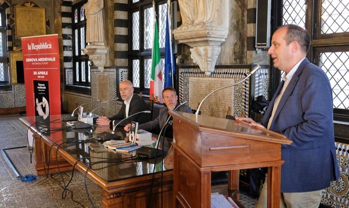 "Genova Medievale", il libro in omaggio con Repubblica il 27 aprile presentato a Palazzo San Giorgio