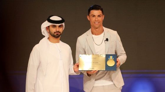 Juventus, Ronaldo chiude l'anno con un premio: suo il Globe Soccer Awards