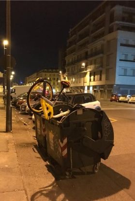 Bike sharing, vandali scatenati