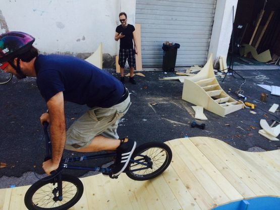 "Pump Track" alla Mostra d'Oltremare