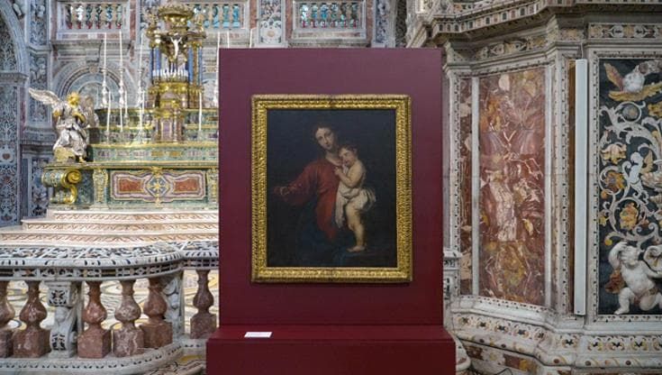 La Madonna del rosario di Antoon Van Dyck torna all’Abatellis, via da Santa Caterina