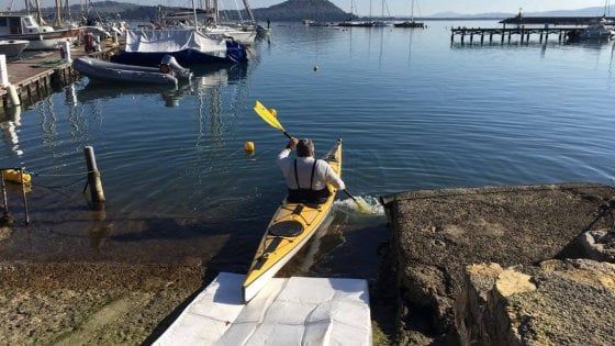 Dalla Toscana alla Sicilia in kayak a 61 anni