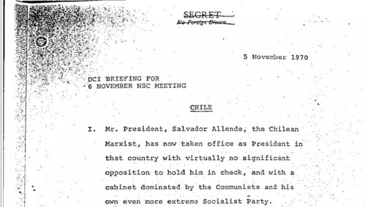 Così l'amministrazione Nixon favorì il golpe in Cile: i documenti desecretati 50 anni dopo il governo Allende