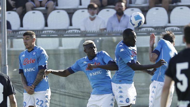 Napoli, la partita contro l'Ascoli a Castel di Sangro