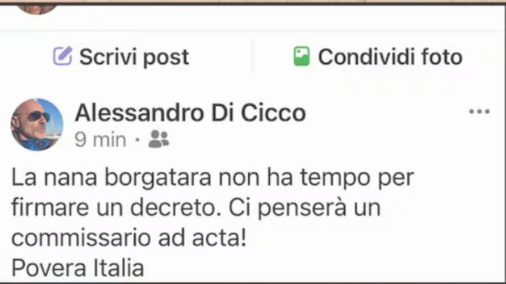 Il post del pm contro Meloni dopo lo stop agli aumenti per i magistrati: “Nana borgatara”