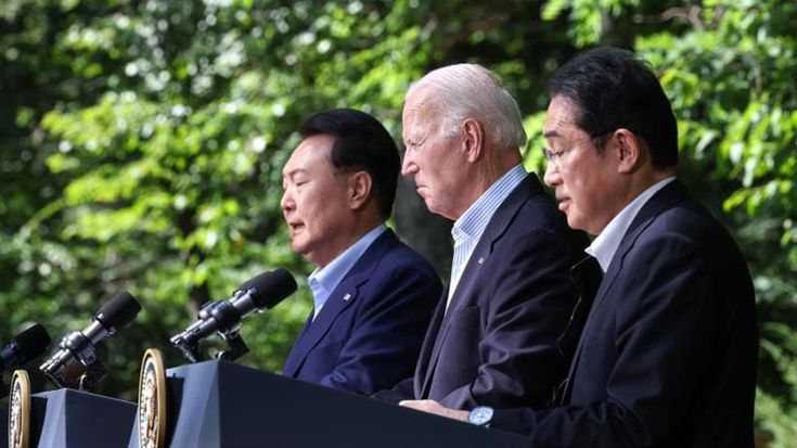 Patto a Camp David di Usa, Giappone e Corea del Sud: “Argineremo Pechino”