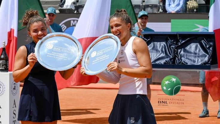 Errani-Paolini fanno il bis agli Internazionali, battute Kudermetova-Mertens 6-4, 7-5