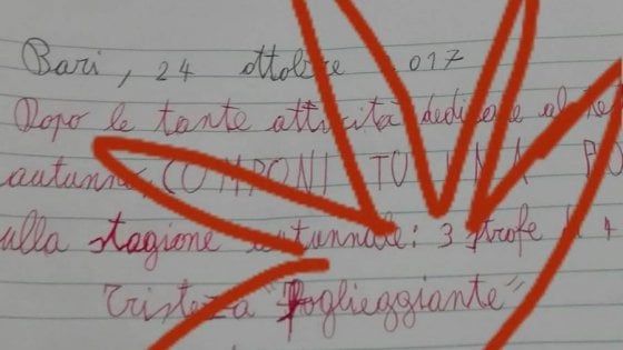 'L'autunno foglieggiante', maestra condivide su Facebook la poesia dell'alunno: "Come petaloso"