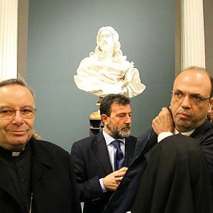 Ad Agrigento l'ultima scultura di Bernini, Alfano: "Porterò anche Caravaggio". Ma è polemica (foto)