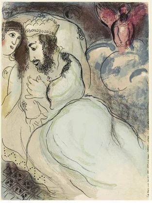 Chagall, sulla tela l'amore e la vita
