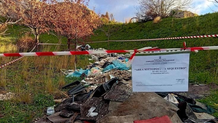 Sequestrata discarica abusiva nel Casertano