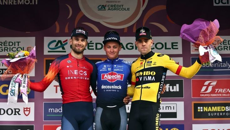 Ganna, ad Harelbeke prove di pavé contro Van der Poel, Van Aert e Pogacar