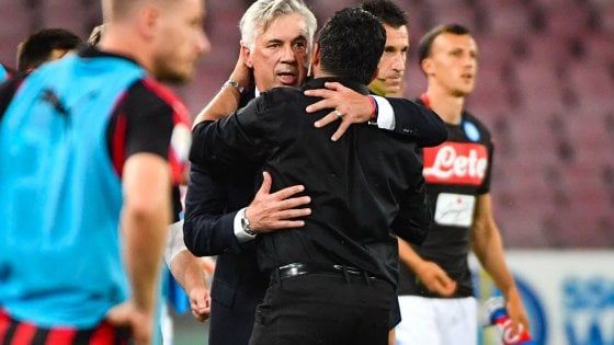 Napoli, Ancelotti: "Ho una squadra dal carattere straordinario"