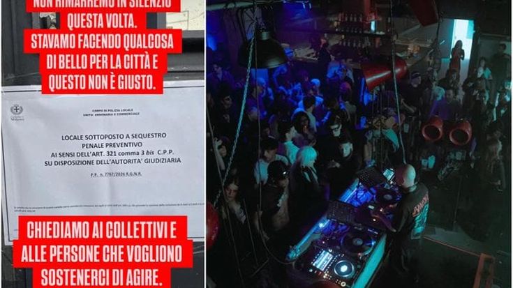 Chiuso il Dkr a Milano: “In 250 a ballare, uscite di sicurezza bloccate da lucchetti e dietro il dj”