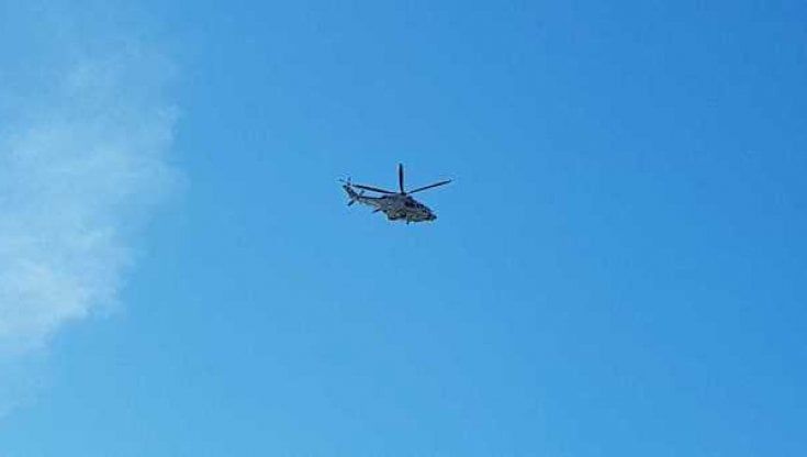 Cade elicottero nel Casertano, donna morta e pilota ferito