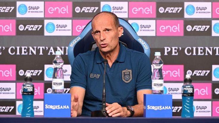 Allegri: “Curioso di vedere questo Napoli, sarà un campionato avvincente. Sorpreso da De Bruyne”