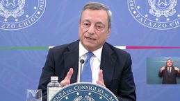 Draghi: "Io disponibile a un secondo mandato a Palazzo Chigi? No"