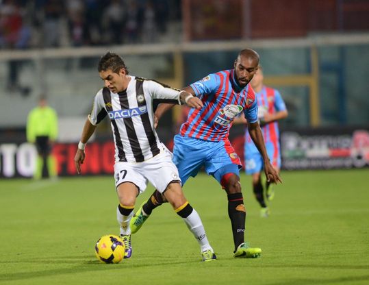 Catania-Udinese, il film della partita