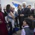 Mattarella visita il campo profughi giordano di Za'Atari: 