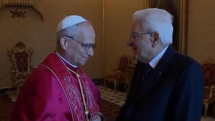 Mattarella e la figlia Laura da papa Leone XIV: prima visita ufficiale in Vaticano