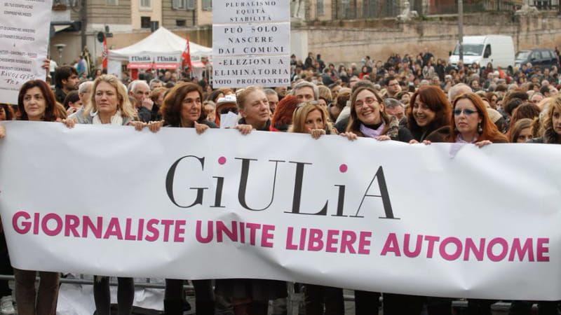 Giulia, 15 anni di lotte e confronto nelle redazioni su diritti e e contrasto alla cultura machista