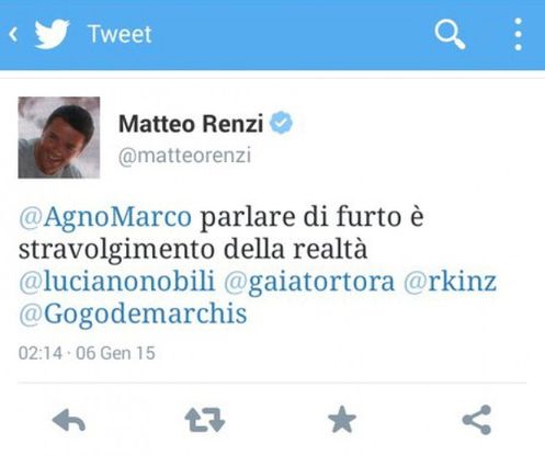 Udinese-Roma: il giallo del tweet del premier