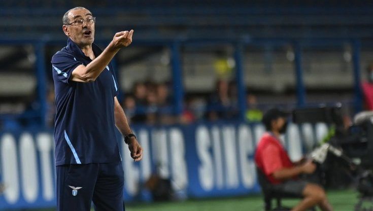 Lazio, Sarri: "Siamo ancora in piena costruzione"