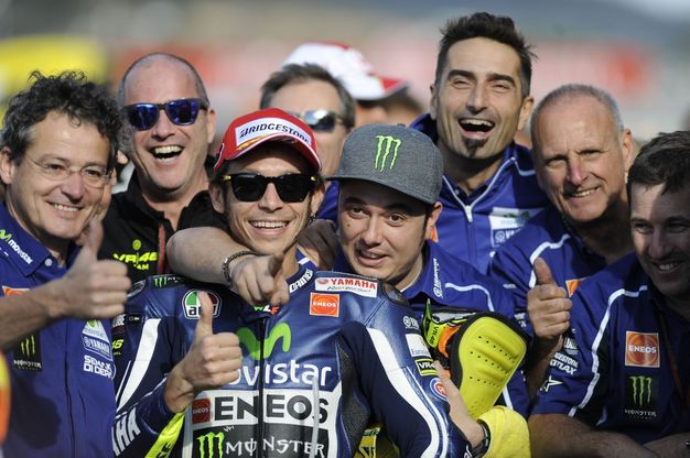 MotoGp, Rossi torna in pole dopo quattro anni