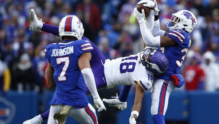 Nfl, folle ko per i Bills, Allen, che errori. Jefferson stellare: prende tutto 