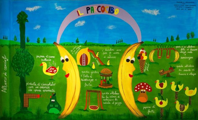 Colorato e goloso: i bambini di Milano disegnano l'Expo