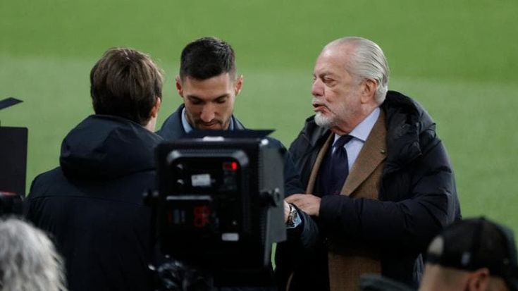 L’Uefa punirà con una forte multa De Laurentiis per il litigio con Sky