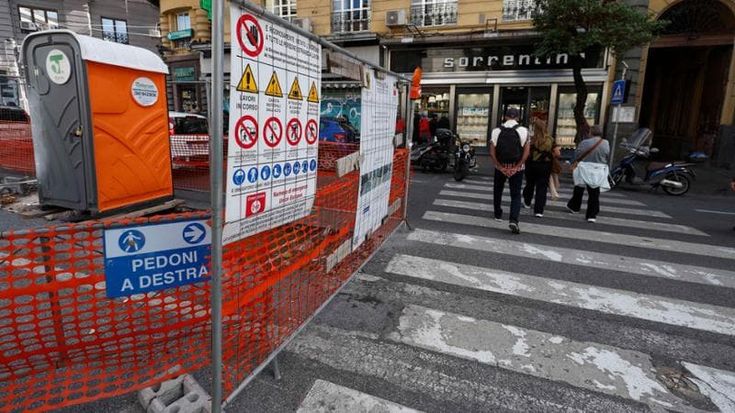 Napoli, cantieri e disagi al corso Umberto.I commercianti: “Ora più decoro”