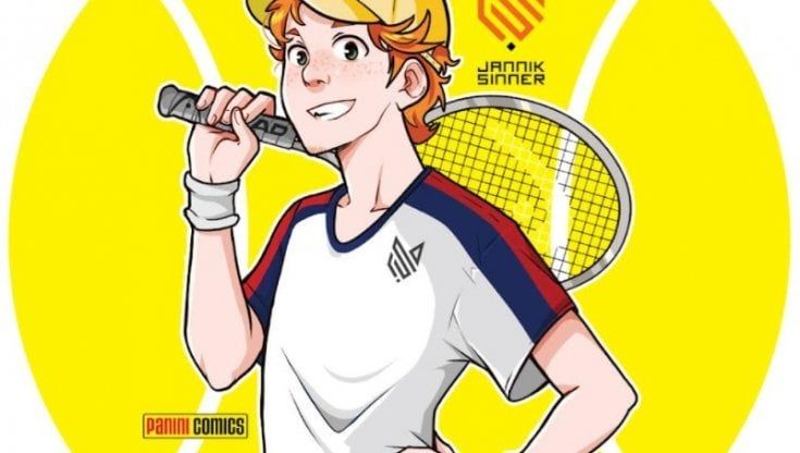 Tennis e fumetti: Jannik Sinner diventa un personaggio di Panini Comics