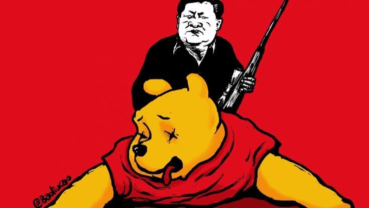 Badiucao, il "Banksy cinese" che sfida il regime dipingendo con il sangue