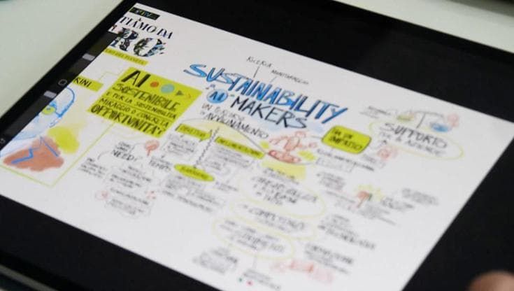 G&B 2025, Matteo Pedrini (Sustainability Makers) dialoga con le aziende al Think Tank sull'intelligenza artificiale