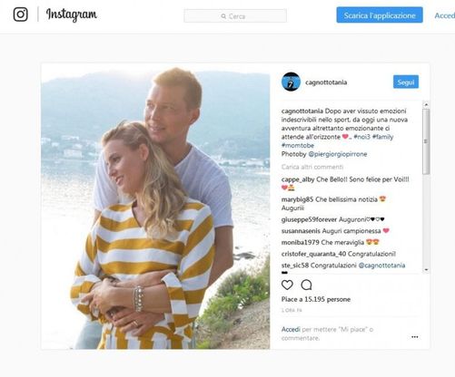 Cicogna in arrivo per Tania Cagnotto: "Ci attende una nuova avventura". L'annuncio su Instagram