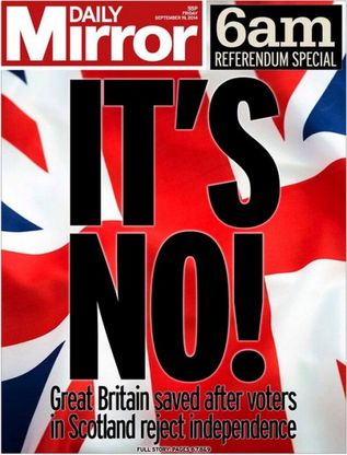 Scozia, vince il no: le prime pagine dei giornali