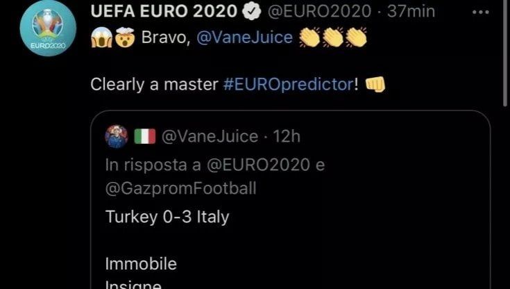 Europei, indovina tutto di Italia-Turchia. Il web si scatena: "Se avessi saputo mi facevo i fatti miei..."