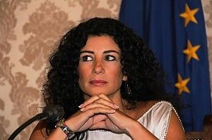 La scrittrice Joumana Haddad <br />ambasciatrice onoraria di Napoli